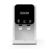 Zoom Eco Cooler and Water Filter with five-stage reverse osmosis technology, 5-liter internal tank, and 100 gallons per day production capacity for purified water.