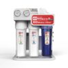 Zoom Eco Water Filter 8 Stages with reverse osmosis technology, producing up to 100 gallons per day for clean, safe drinking water.