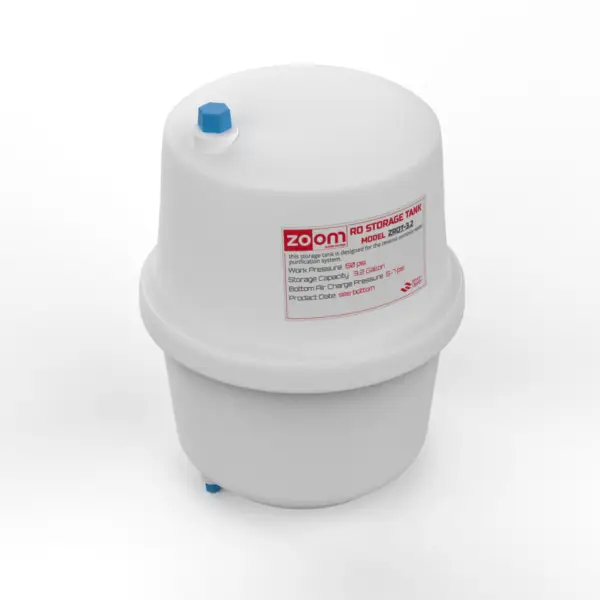 Zoom 3.2-Gallon Pressure Tank for RO Systems – Efficient water storage for reverse osmosis filtration