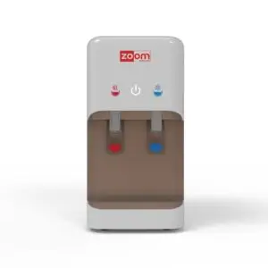 Zoom Golden Cooler and Water Filter with 4-stage purification system, reverse osmosis technology, and 50-gallon daily capacity for clean and refreshing water.