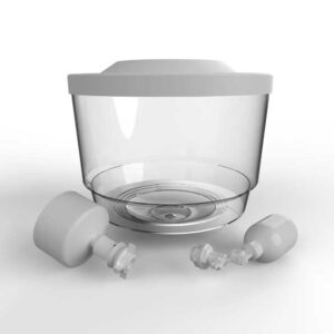 Alternative view of 8 liter water dispenser tank